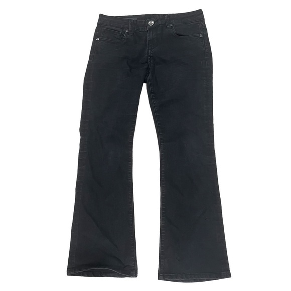 Kut From The Kloth Black Farrah Baby Bootcut Jeans Size 6 Women’s - Picture 1 of 8